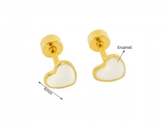 HY Wholesale Jewelry Earrings 316L Stainless Steel Earrings Jewelry-HY0082E0316