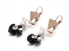 HY Wholesale Jewelry Earrings 316L Stainless Steel Earrings Jewelry-HY0151E0898