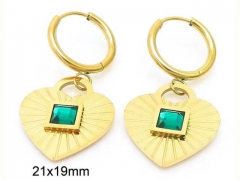 HY Wholesale Jewelry Earrings 316L Stainless Steel Earrings Jewelry-HY0151E0215