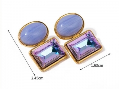 HY Wholesale Jewelry Earrings 316L Stainless Steel Earrings Jewelry-HY0151E0205