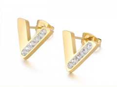 HY Wholesale Jewelry Earrings 316L Stainless Steel Earrings Jewelry-HY0151E0271