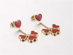 HY Wholesale Jewelry Earrings 316L Stainless Steel Earrings Jewelry-HY0151E1124