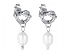 HY Wholesale Jewelry Popular Earrings 316L Stainless Steel Earrings Jewelry-HY0157E0031