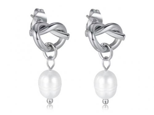 HY Wholesale Jewelry Popular Earrings 316L Stainless Steel Earrings Jewelry-HY0157E0031