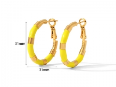 HY Wholesale Jewelry Popular Earrings 316L Stainless Steel Earrings Jewelry-HY0158E0191