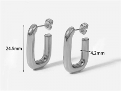 HY Wholesale Jewelry Popular Earrings 316L Stainless Steel Earrings Jewelry-HY0158E0242