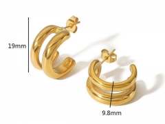 HY Wholesale Jewelry Popular Earrings 316L Stainless Steel Earrings Jewelry-HY0158E0756