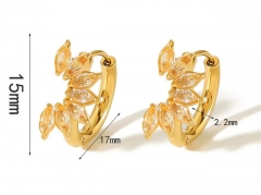 HY Wholesale Jewelry Popular Earrings 316L Stainless Steel Earrings Jewelry-HY0158E0655