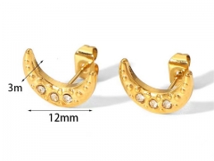 HY Wholesale Jewelry Popular Earrings 316L Stainless Steel Earrings Jewelry-HY0158E0789