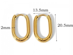 HY Wholesale Jewelry Popular Earrings 316L Stainless Steel Earrings Jewelry-HY0158E0260