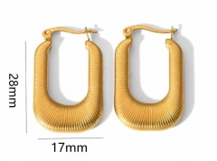 HY Wholesale Jewelry Popular Earrings 316L Stainless Steel Earrings Jewelry-HY0158E0458