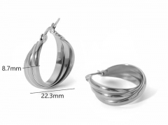 HY Wholesale Jewelry Popular Earrings 316L Stainless Steel Earrings Jewelry-HY0158E0596