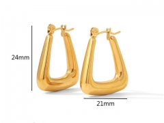 HY Wholesale Jewelry Popular Earrings 316L Stainless Steel Earrings Jewelry-HY0158E0076