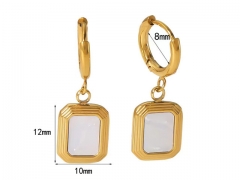 HY Wholesale Jewelry Popular Earrings 316L Stainless Steel Earrings Jewelry-HY0158E0298