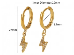 HY Wholesale Jewelry Popular Earrings 316L Stainless Steel Earrings Jewelry-HY0158E0742