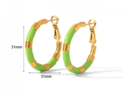 HY Wholesale Jewelry Popular Earrings 316L Stainless Steel Earrings Jewelry-HY0158E0188