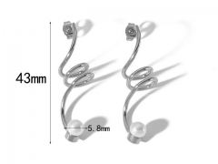 HY Wholesale Jewelry Popular Earrings 316L Stainless Steel Earrings Jewelry-HY0158E0672