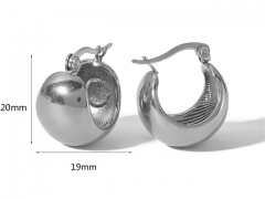 HY Wholesale Jewelry Popular Earrings 316L Stainless Steel Earrings Jewelry-HY0158E0575