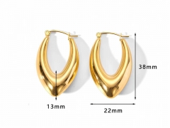 HY Wholesale Jewelry Popular Earrings 316L Stainless Steel Earrings Jewelry-HY0158E0075