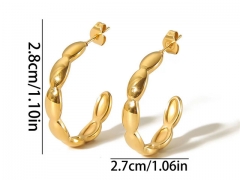 HY Wholesale Jewelry Popular Earrings 316L Stainless Steel Earrings Jewelry-HY0158E0679