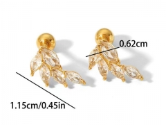 HY Wholesale Jewelry Popular Earrings 316L Stainless Steel Earrings Jewelry-HY0158E0389