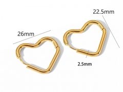 HY Wholesale Jewelry Popular Earrings 316L Stainless Steel Earrings Jewelry-HY0158E0160