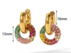 HY Wholesale Jewelry Popular Earrings 316L Stainless Steel Earrings Jewelry-HY0158E0602