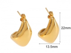 HY Wholesale Jewelry Popular Earrings 316L Stainless Steel Earrings Jewelry-HY0158E0377