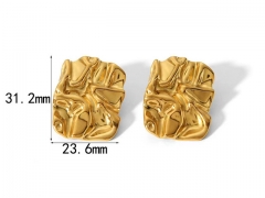 HY Wholesale Jewelry Popular Earrings 316L Stainless Steel Earrings Jewelry-HY0158E0150