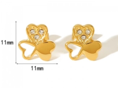 HY Wholesale Jewelry Popular Earrings 316L Stainless Steel Earrings Jewelry-HY0158E0293