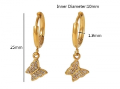 HY Wholesale Jewelry Popular Earrings 316L Stainless Steel Earrings Jewelry-HY0158E0741