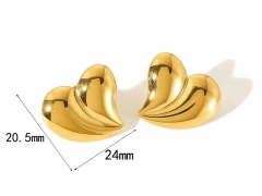 HY Wholesale Jewelry Popular Earrings 316L Stainless Steel Earrings Jewelry-HY0158E0029