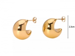 HY Wholesale Jewelry Popular Earrings 316L Stainless Steel Earrings Jewelry-HY0158E0347