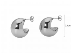 HY Wholesale Jewelry Popular Earrings 316L Stainless Steel Earrings Jewelry-HY0158E0348