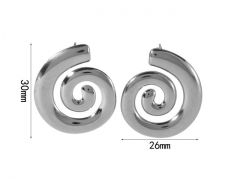 HY Wholesale Jewelry Popular Earrings 316L Stainless Steel Earrings Jewelry-HY0158E0028