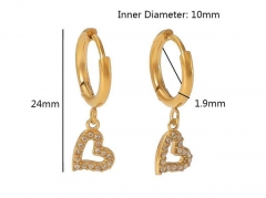 HY Wholesale Jewelry Popular Earrings 316L Stainless Steel Earrings Jewelry-HY0158E0735