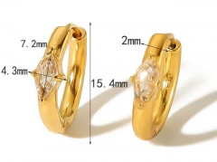 HY Wholesale Jewelry Popular Earrings 316L Stainless Steel Earrings Jewelry-HY0158E0519