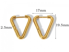 HY Wholesale Jewelry Popular Earrings 316L Stainless Steel Earrings Jewelry-HY0158E0253