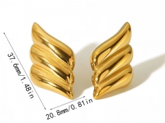 HY Wholesale Jewelry Popular Earrings 316L Stainless Steel Earrings Jewelry-HY0158E0638