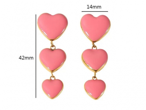 HY Wholesale Jewelry Popular Earrings 316L Stainless Steel Earrings Jewelry-HY0158E0714