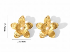 HY Wholesale Jewelry Popular Earrings 316L Stainless Steel Earrings Jewelry-HY0158E0050