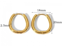 HY Wholesale Jewelry Popular Earrings 316L Stainless Steel Earrings Jewelry-HY0158E0252