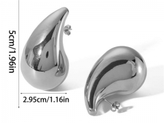 HY Wholesale Jewelry Popular Earrings 316L Stainless Steel Earrings Jewelry-HY0158E0012