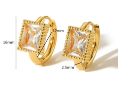 HY Wholesale Jewelry Popular Earrings 316L Stainless Steel Earrings Jewelry-HY0158E0665