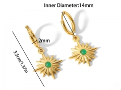 HY Wholesale Jewelry Popular Earrings 316L Stainless Steel Earrings Jewelry-HY0158E0690