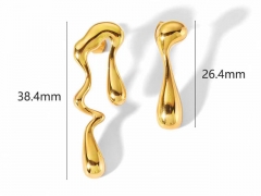 HY Wholesale Jewelry Popular Earrings 316L Stainless Steel Earrings Jewelry-HY0158E0528