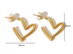 HY Wholesale Jewelry Popular Earrings 316L Stainless Steel Earrings Jewelry-HY0158E0204