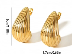 HY Wholesale Jewelry Popular Earrings 316L Stainless Steel Earrings Jewelry-HY0158E0335