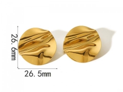 HY Wholesale Jewelry Popular Earrings 316L Stainless Steel Earrings Jewelry-HY0158E0033