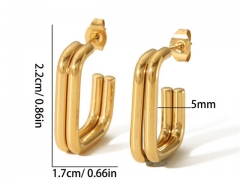 HY Wholesale Jewelry Popular Earrings 316L Stainless Steel Earrings Jewelry-HY0158E0243